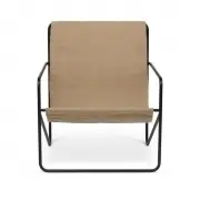 KRZESŁO DESERT SAND Z CZARNĄ RAMĄ FERM LIVING