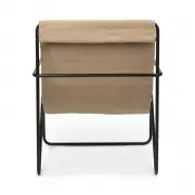 KRZESŁO DESERT SAND Z CZARNĄ RAMĄ FERM LIVING