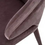 KRZESŁO CARDINALE VELVET Roche taupe EICHHOLTZ