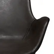 KRZESŁO HYPE Z PODŁOKIETNIKAMI SZARE DAN-FORM