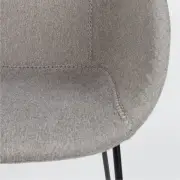 KRZESŁO FESTON SZARE ZUIVER