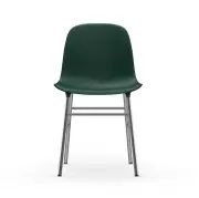 KRZESŁO FORM CHROMOWANA PODSTAWA ZIELONE NORMANN COPENHAGEN