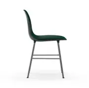 KRZESŁO FORM CHROMOWANA PODSTAWA ZIELONE NORMANN COPENHAGEN
