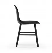 KRZESŁO FORM DĄB LAKIEROWANY CZARNE NORMANN COPENHAGEN