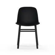 KRZESŁO FORM DĄB LAKIEROWANY CZARNE NORMANN COPENHAGEN