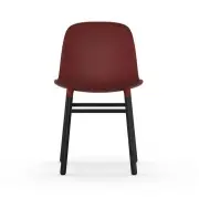 KRZESŁO FORM DĄB LAKIEROWANY CZERWONE NORMANN COPENHAGEN