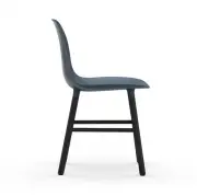 KRZESŁO FORM DĄB LAKIEROWANY NIEBIESKIE NORMANN COPENHAGEN