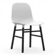 Krzesło Form Dąb Lakierowany Białe Normann Copenhagen