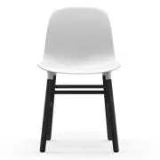 KRZESŁO FORM DĄB LAKIEROWANY BIAŁE NORMANN COPENHAGEN