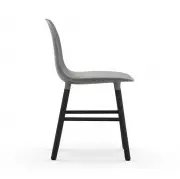 KRZESŁO FORM DĄB LAKIEROWANY SZARE NORMANN COPENHAGEN