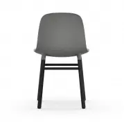 KRZESŁO FORM DĄB LAKIEROWANY SZARE NORMANN COPENHAGEN