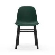 KRZESŁO FORM DĄB LAKIEROWANY ZIELONE NORMANN COPENHAGEN