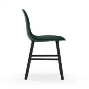 KRZESŁO FORM DĄB LAKIEROWANY ZIELONE NORMANN COPENHAGEN