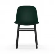 KRZESŁO FORM DĄB LAKIEROWANY ZIELONE NORMANN COPENHAGEN