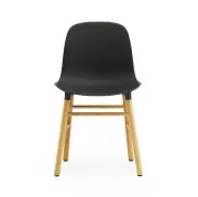 KRZESŁO FORM DĘBOWA PODSTAWA CZARNE NORMANN COPENHAGEN