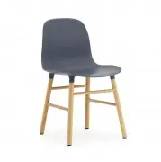 Krzesło Form Dębowa Podstawa Niebieskie Normann Copenhagen