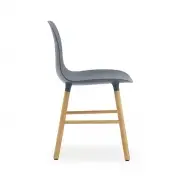 KRZESŁO FORM DĘBOWA PODSTAWA NIEBIESKIE NORMANN COPENHAGEN