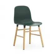 Krzesło Form Dębowa Podstawa Zielone Normann Copenhagen