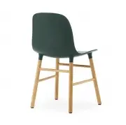 KRZESŁO FORM DĘBOWA PODSTAWA ZIELONE NORMANN COPENHAGEN