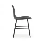 KRZESŁO FORM METALOWA PODSTAWA CZARNE NORMANN COPENHAGEN