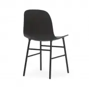 KRZESŁO FORM METALOWA PODSTAWA CZARNE NORMANN COPENHAGEN