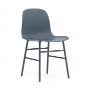 Krzesło Form Metalowa Podstawa Niebieskie Normann Copenhagen