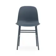 KRZESŁO FORM METALOWA PODSTAWA NIEBIESKIE NORMANN COPENHAGEN