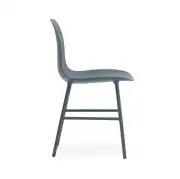 KRZESŁO FORM METALOWA PODSTAWA NIEBIESKIE NORMANN COPENHAGEN