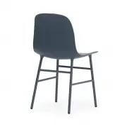 KRZESŁO FORM METALOWA PODSTAWA NIEBIESKIE NORMANN COPENHAGEN