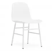 Krzesło Form Metalowa Podstawa Białe Normann Copenhagen
