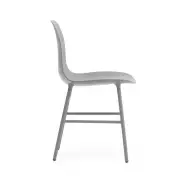 KRZESŁO FORM METALOWA PODSTAWA SZARE NORMANN COPENHAGEN