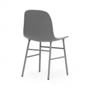 KRZESŁO FORM METALOWA PODSTAWA SZARE NORMANN COPENHAGEN