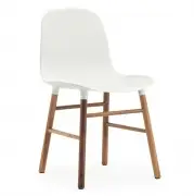 Krzesło Form Orzech Białe Normann Copenhagen