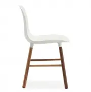 KRZESŁO FORM ORZECH BIAŁE NORMANN COPENHAGEN