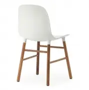 KRZESŁO FORM ORZECH BIAŁE NORMANN COPENHAGEN