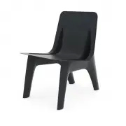 Krzesło J-Chair Lounge Alu Grafitowe Zieta