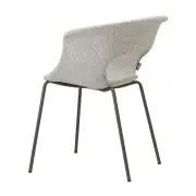 KRZESŁO NATURAL MISS B POP METALOWA PODSTAWA SCAB DESIGN