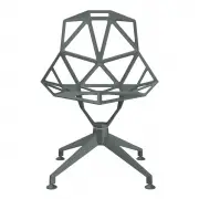 Krzesło Obrotowe Chair One 4Star Szaro-Zielone Magis