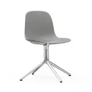 Krzesło Obrotowe Form Aluminiowa Podstawa Szare Normann Copenhagen