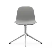 KRZESŁO OBROTOWE FORM ALUMINIOWA PODSTAWA SZARE NORMANN COPENHAGEN