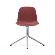 KRZESŁO OBROTOWE FORM ALUMINIOWA PODSTAWA CZERWONE NORMANN COPENHAGEN