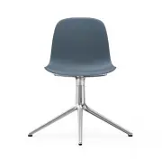 KRZESŁO OBROTOWE FORM ALUMINIOWA PODSTAWA NIEBIESKIE NORMANN COPENHAGEN