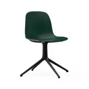 Krzesło Obrotowe Form Czarna Podstawa Zielone Normann Copenhagen