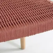 KRZESŁO OGRODOWE GLYNIS terracotta KAVE HOME