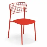 Krzesło Ogrodowe Lyze Czerwone Emu