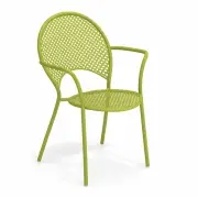 Krzesło Ogrodowe Sole Z Podłokietnikami Zielone Emu