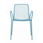 KRZESŁO OGRODOWE SUMMER Z PODŁ. JASNONIEBIESKIE SCAB DESIGN