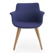 KRZESŁO ROBIN CONIC WOOD