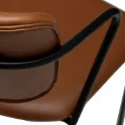 KRZESŁO ZED BRĄZOWE ECO DAN-FORM