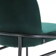 KRZESŁO WILLIS 2 SZT. CIEMNOZIELONE EICHHOLTZ